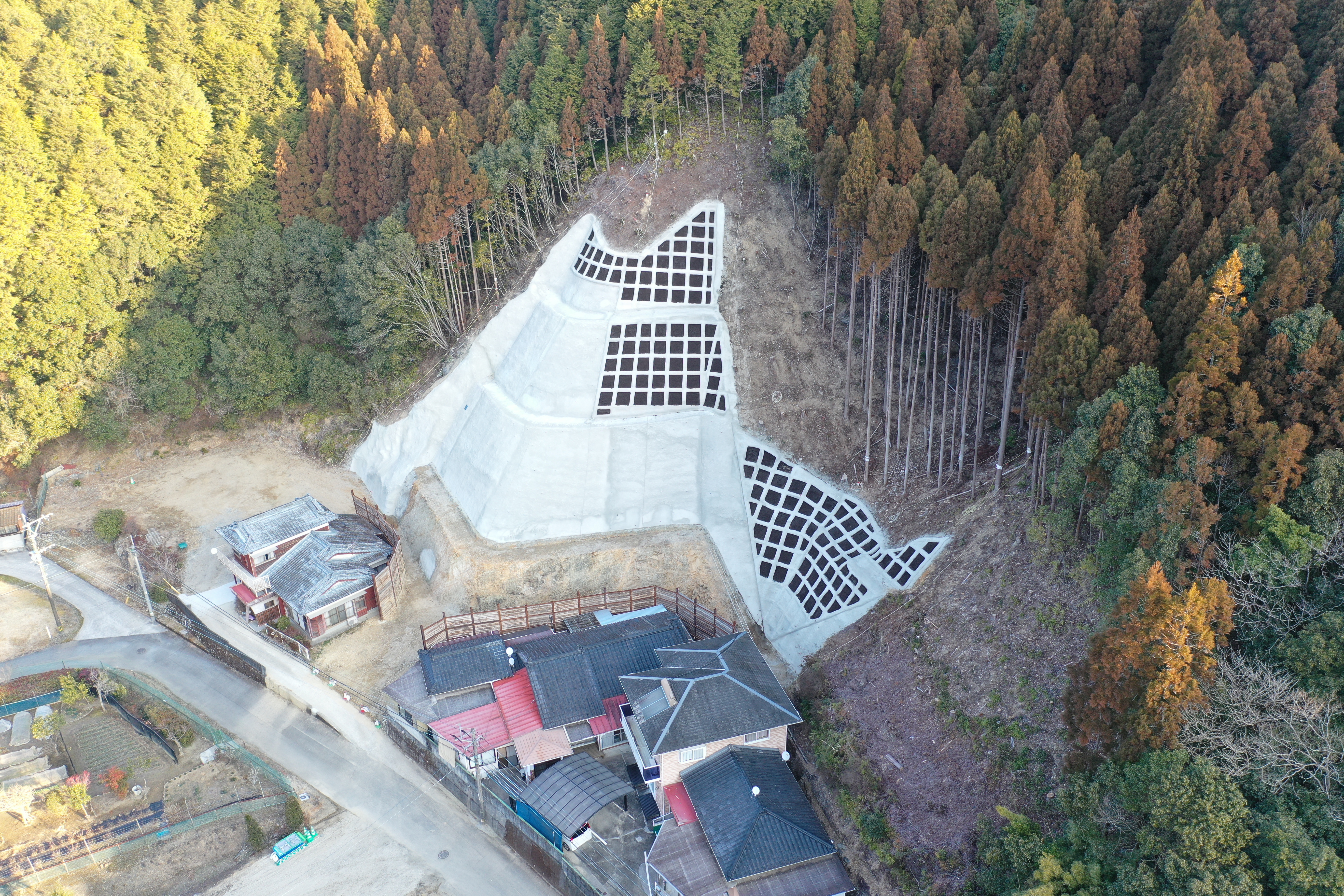 令和2年度　防災急傾　第952-1号　差木野第5地区　急傾斜地崩壊対策工事