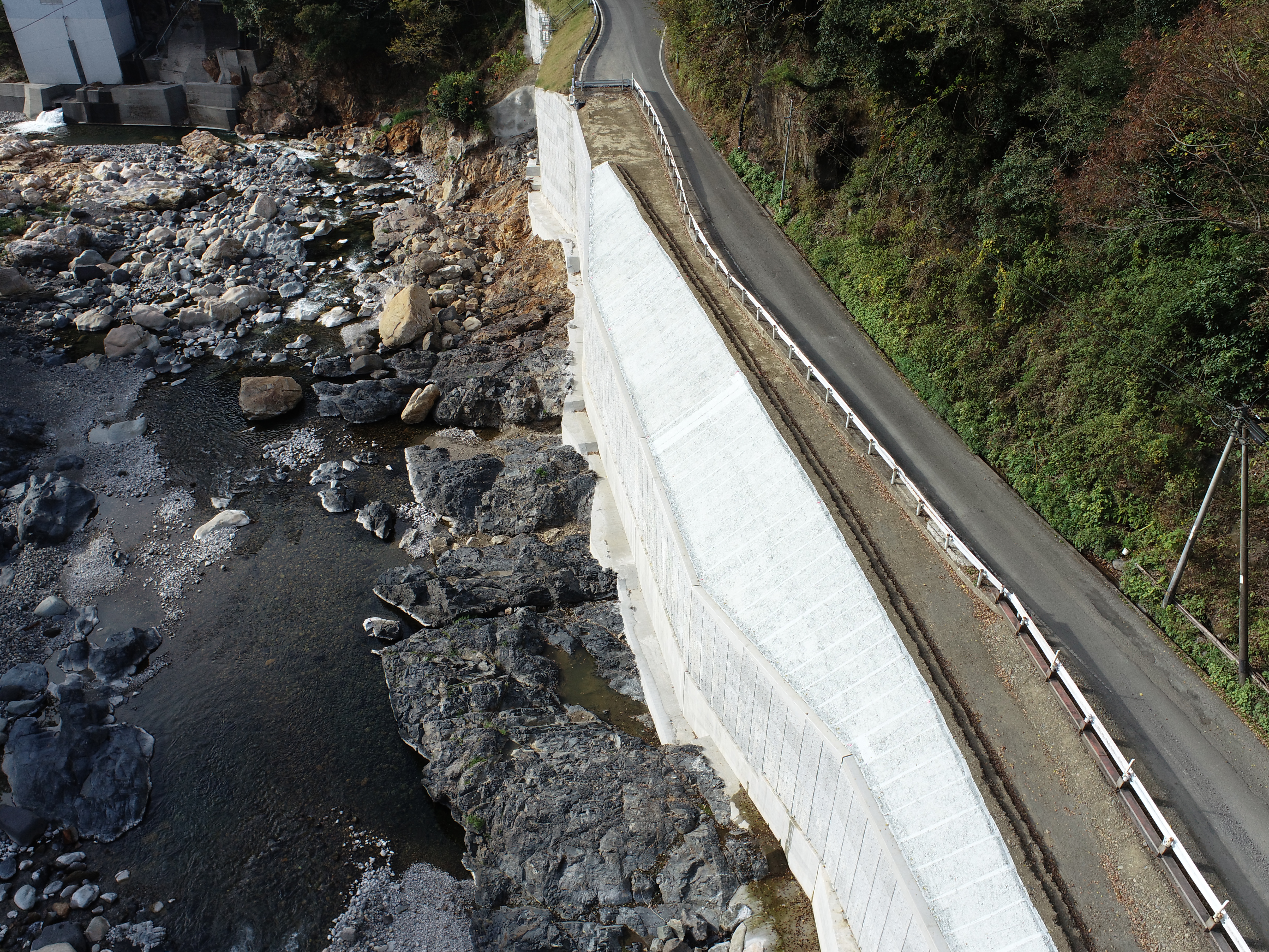 令和3年度　交建広域　第2-8-1号　主要地方道日之影宇目線　赤石工区　道路改良工事1